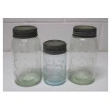 Green Tinted Crown Imperial Jars