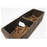 Old Wooden Box with Old Cutter Keys