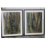 Original Art 30x37 - Framed Birch White