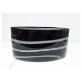 Large Black Glass Vase, Designed by Anne Nilsson