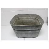 Galvanized Tub, small damage