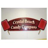 Crystal Beach Candy Company 70x27 on Board