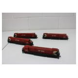 4 CP Rails engines 9L