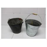 Vintage Galvanized Watering Can & More