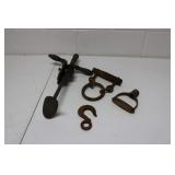 Antique Bread Hand Crank Drill & More
