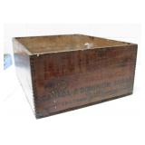 Wooden Sign Sugar Box 19.5x15.5x8.5D