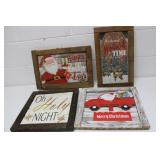 Wooden Christmas Signs