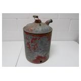 Galvanized 5 Gallon Gas Can
