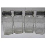 4 Blue Ribbon Coffee Jars