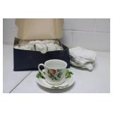 Royal Doulton ' Citrus Grove' 6 Cups/Saucers