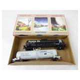 Lot of 2 Tanker Cars - Santa Fe & Goodrich -