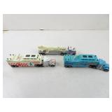 Lot of 3 NASA Die Cast Trucks & Trailers