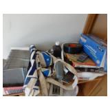 Office Supplies on Top Shelf