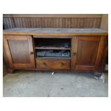 TV Stand w/ Contents - 54" Wide (Excludes items