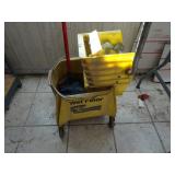 Industrial Mop Bucket with Mop - Needs cleaning