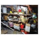 Contents of Rear Shelves in Garage