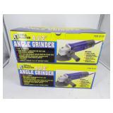 Lot of 2 New Drill Master 4.5" Angle Grinders