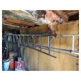 Ladders / Conduit on Garage Wall