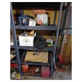 Contents of Right Side Garage Shelving Unit