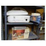 Lot of Assorted Kitchen Supplies - Nesco Cooker