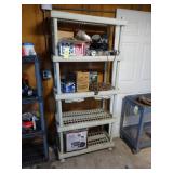 Plastic Shelving Unit with Drawers 6ft x 34" x