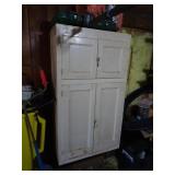 Antique Cabinet Mounted to Wall - 28x12x48" -
