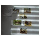 Lot of 6 Wisconsin Wildlife Upland Bird Stamps -