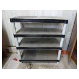 Small Plastic Shelving Unit 26" x 2ft x 1ft