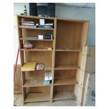 Two Bookshelves - 6ft Tall