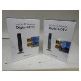 Lot of 2 New Wave Indoor Digital HDTV Antennas in