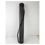 Expandable Black Plastic Tube Case - Used for