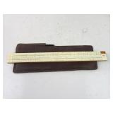Vintage Post 1447 Slide Rule in Case