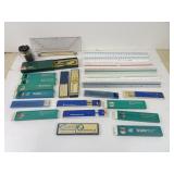 Lot of Misc. Drafting Supplies - Rulers Drawing