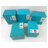 Lot of 5 Emmett Kelly Jr. Clown Figurines in Box