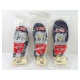 Lot of 3 NOS Sorrel Felt Sub-Zero Boot Insoles