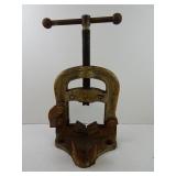 Vintage Heavy Metal Pipe Vise 18" Tall