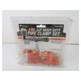 New Pittsburgh 2pcs. 3/4" Heavy Duty Pipe Clamp
