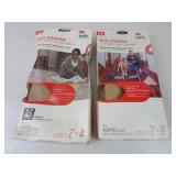 Lot of 2 New 3M Rug Grippers - 2x4 & 2x8