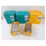 Lot of 5 Emmett Kelly Jr. Clown Figurines in Box