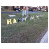 Happy Halloween 18" Tall Plastic Yard Sign