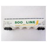 Soo Line Grain Hopper 93672 HO Scale Model Train