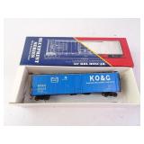 Kansas Okhlahoma & Gulf Box Car 30009 Blueprint