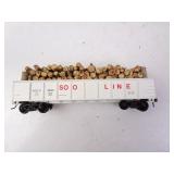Soo Line Log Gondola 3290 HO Model Train