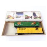 Lot of 2 Reefer Cars - Del Monte & Burlington