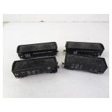 Lot of 4 Small HO Model Train Coal Cars