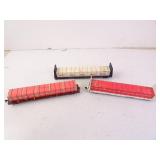 Lot of 3 HO Model Train Gondolas As/is - One is