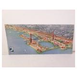14" x 6.5" 1933 Chicago Worlds Fair Poster -