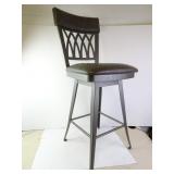 Amisco Steel Padded Swivel Stool 26" Seat