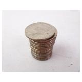 Lot of 20 U.S. Kennedy Clad Half Dollars -