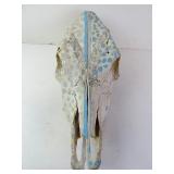 Painted Bison/Buffalo Skull 18.5"